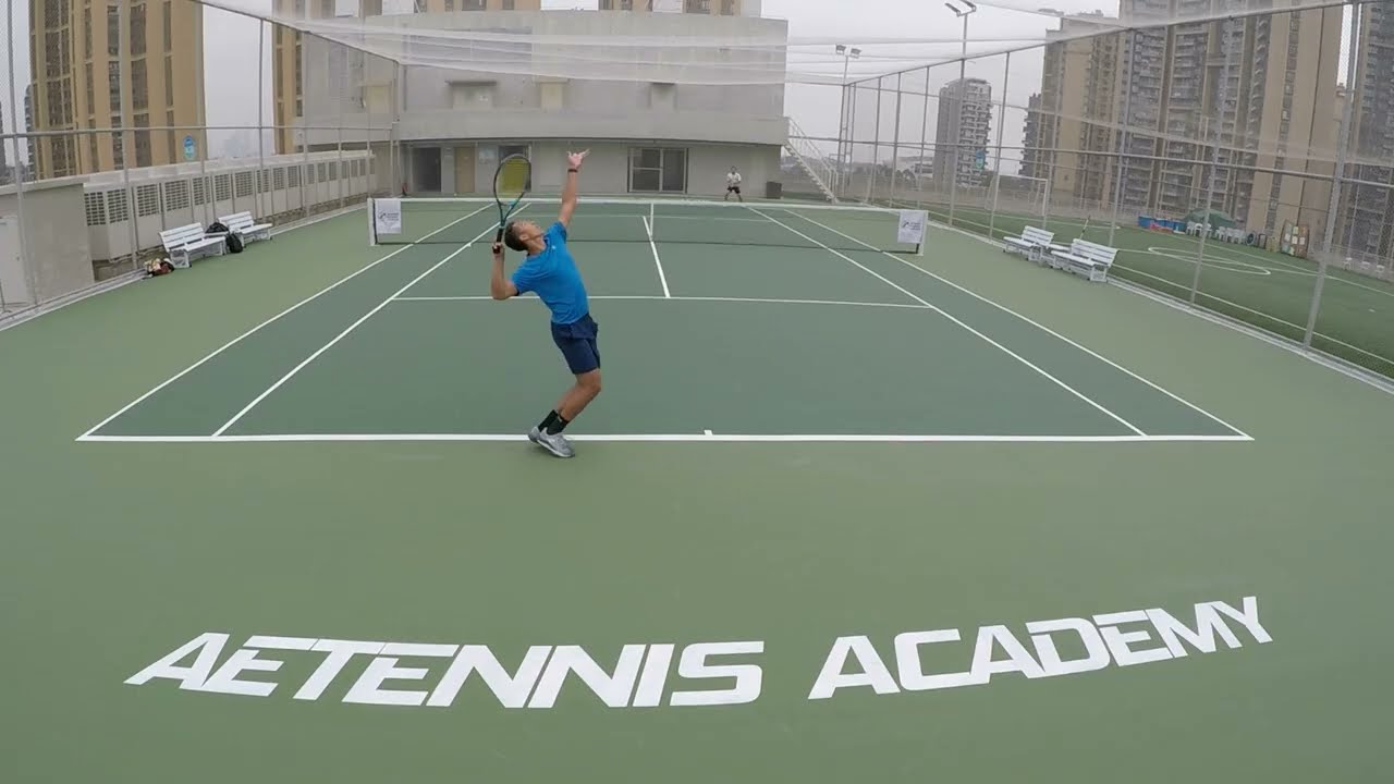 Tennis Singles Practice With BT 3