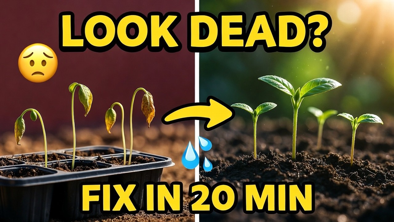 How to Revive Dehydrated Seedlings Fast (Proven Step-by-Step Method)