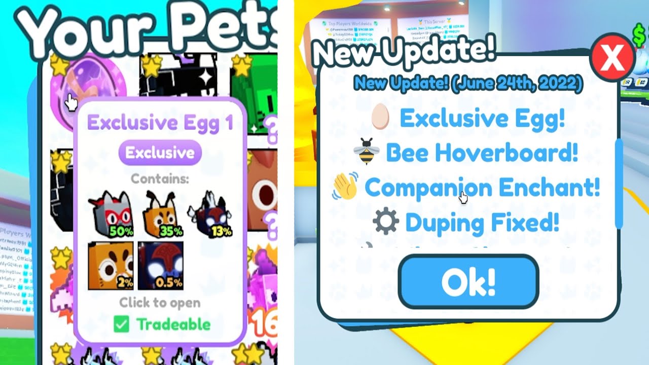 😳The SUPER HUGE UPDATE IS HERE in Pet Simulator X (Roblox)