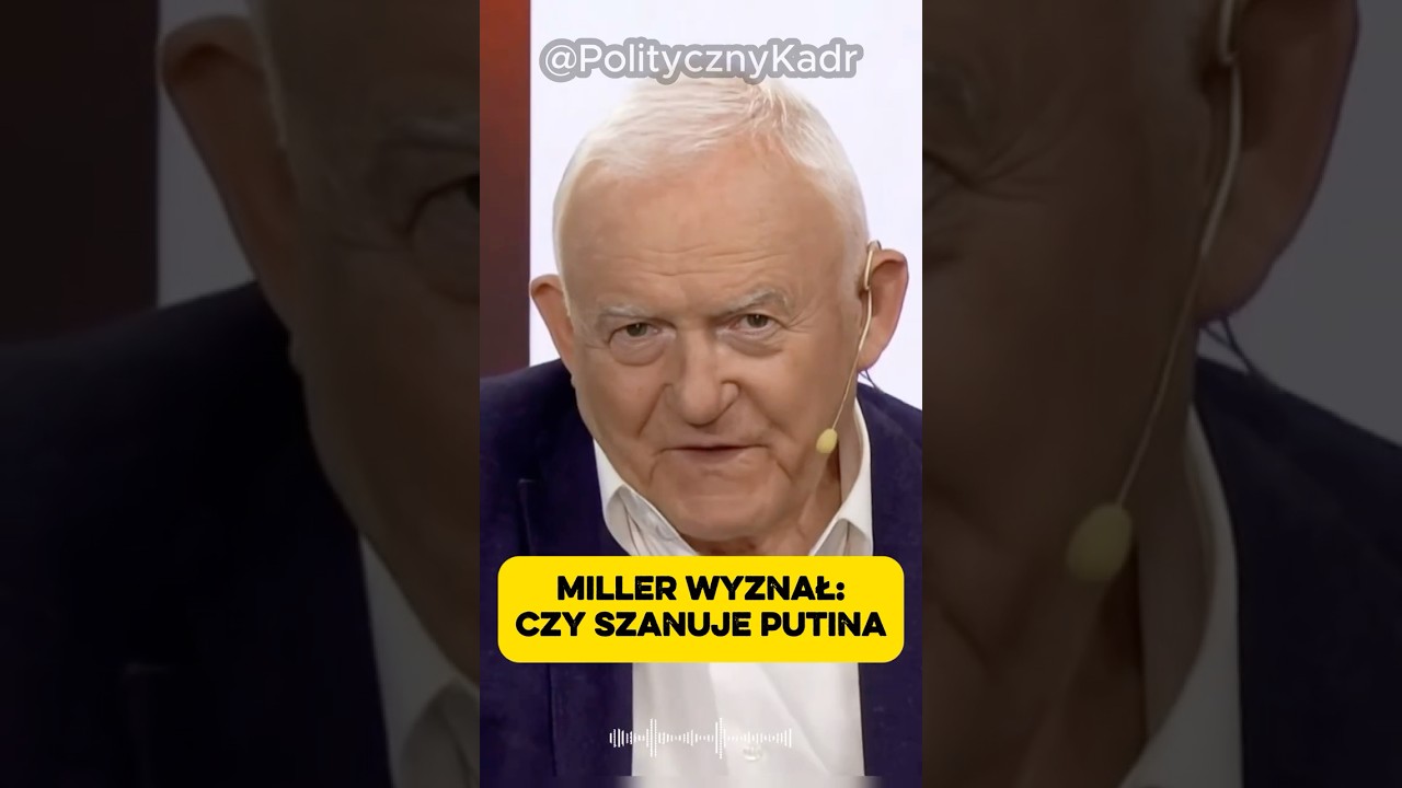 MILLER WPROST WYZNAŁ CZY SZANUJE PUTINA!