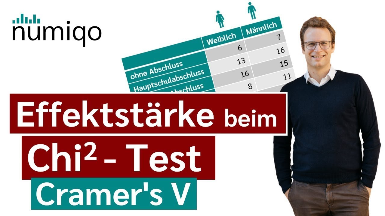 Effektstärke beim Chi-Quadrat - Test: Cramer's V