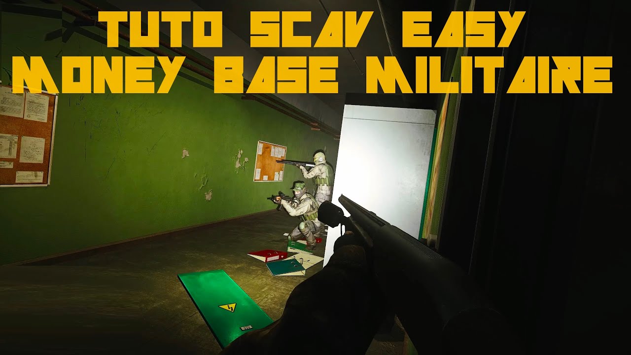 Escape from Tarkov 0.14 | Tuto scav easy money Base militaire | Gameplay fr