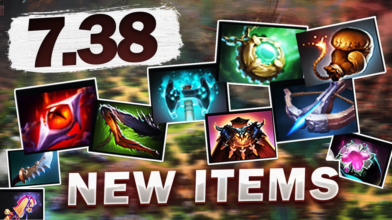 Dota 2 NEW 7.38 PATCH - All New Items (+ Neutral Artifacts)