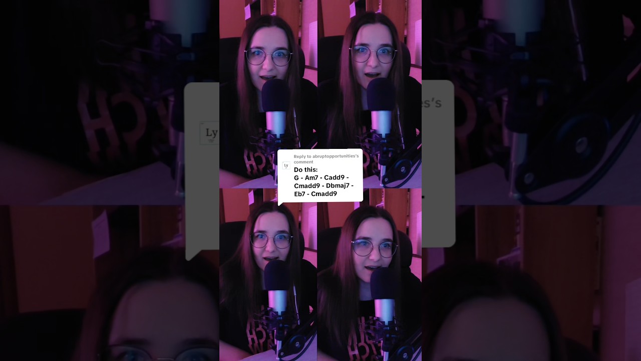 that was an interesting chord progression! #acapella #harmony #chordprogression #singer
