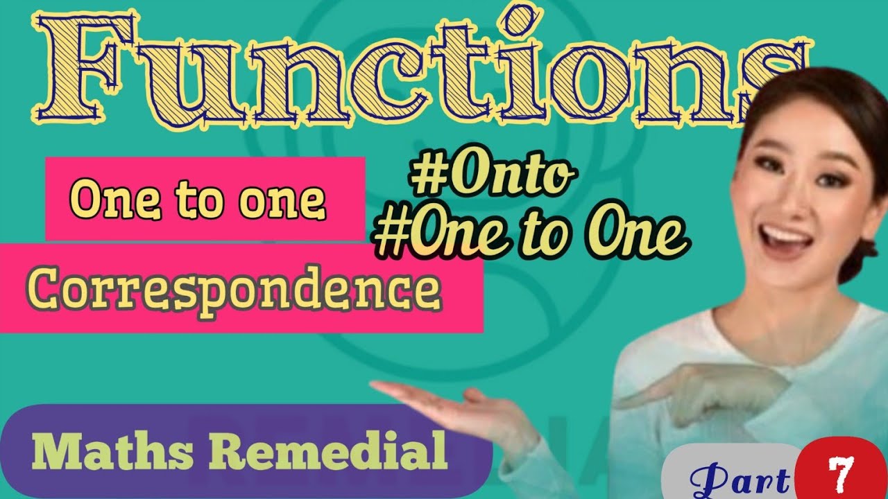 #Functions ||#One to One ,Onto and One to One Correspondence Function||#easyway || #Easy_Way