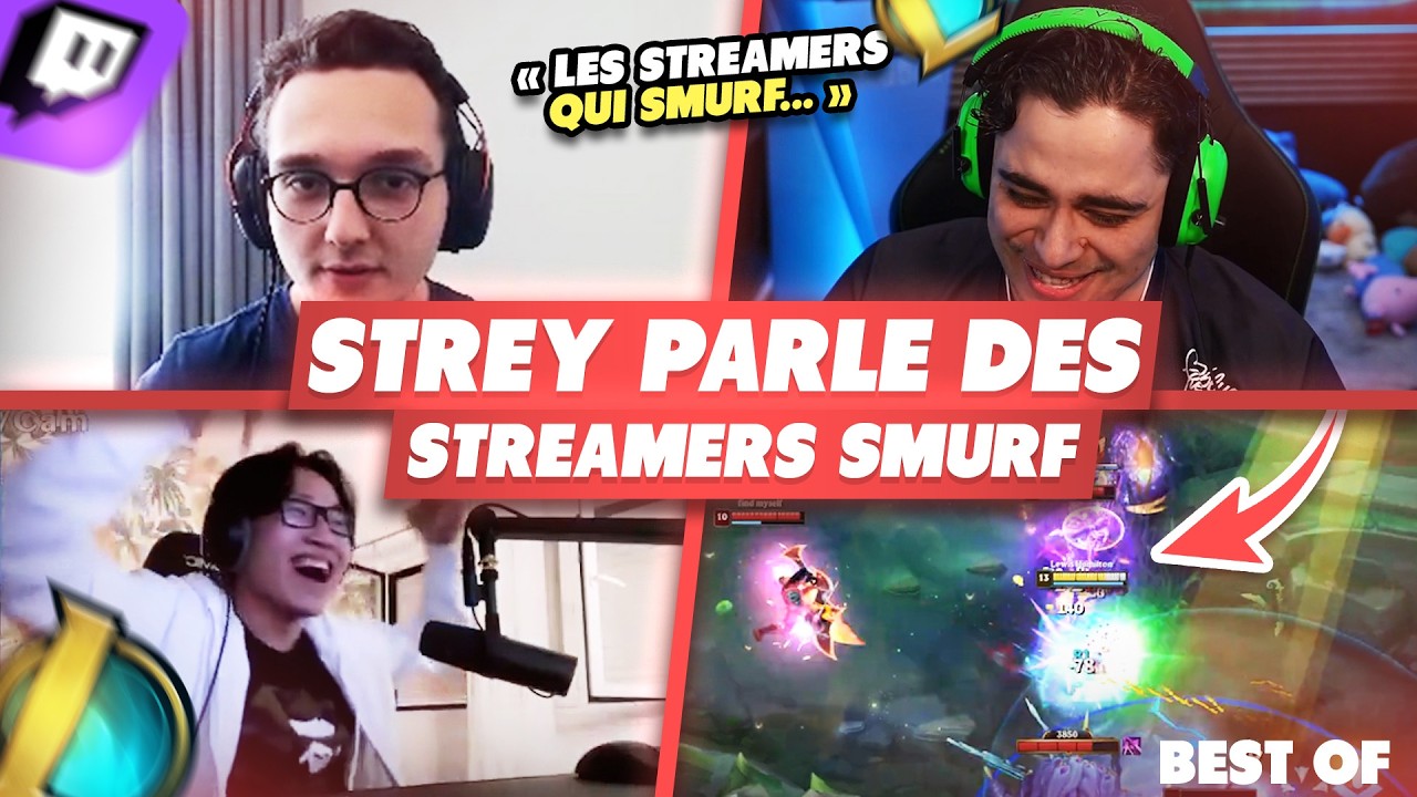 STREY PARLE DES STREAMERS QUI SMURF - Best Of LoL #1291 Réactions