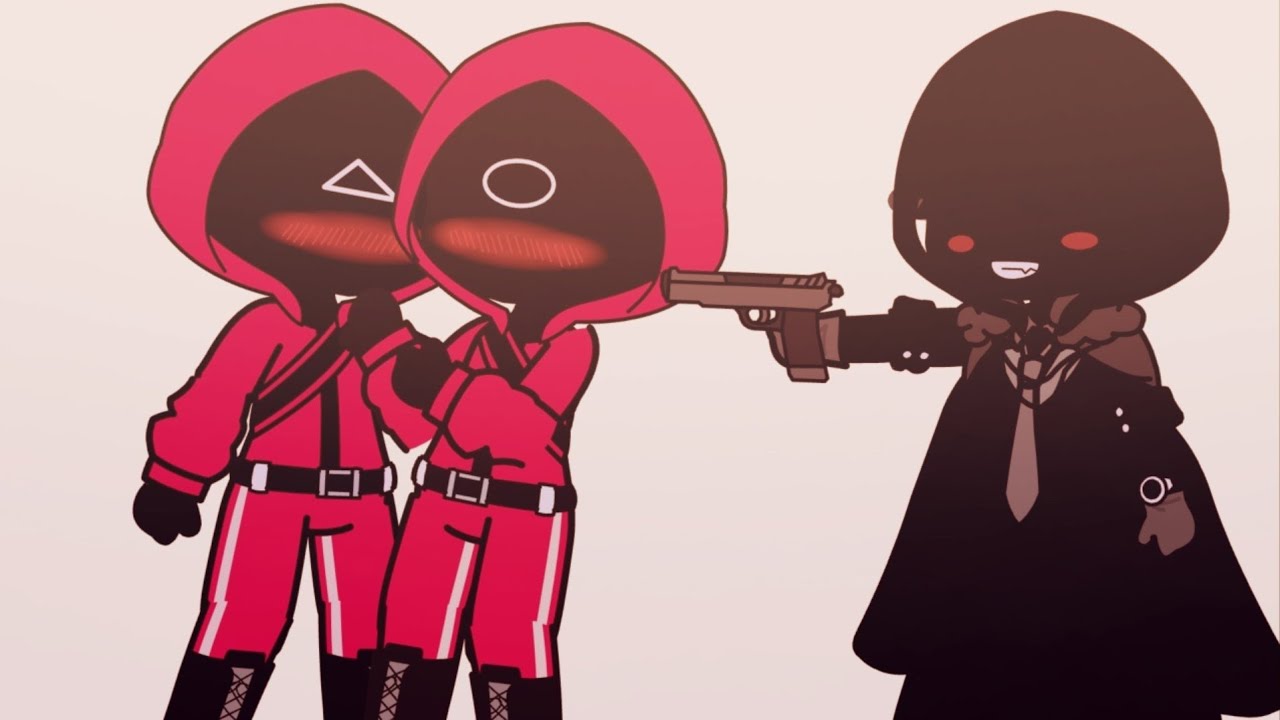 Two best friends in a room, they might kiss ( Triangle and Circle  ) [ Squid Game ] ||Meme||