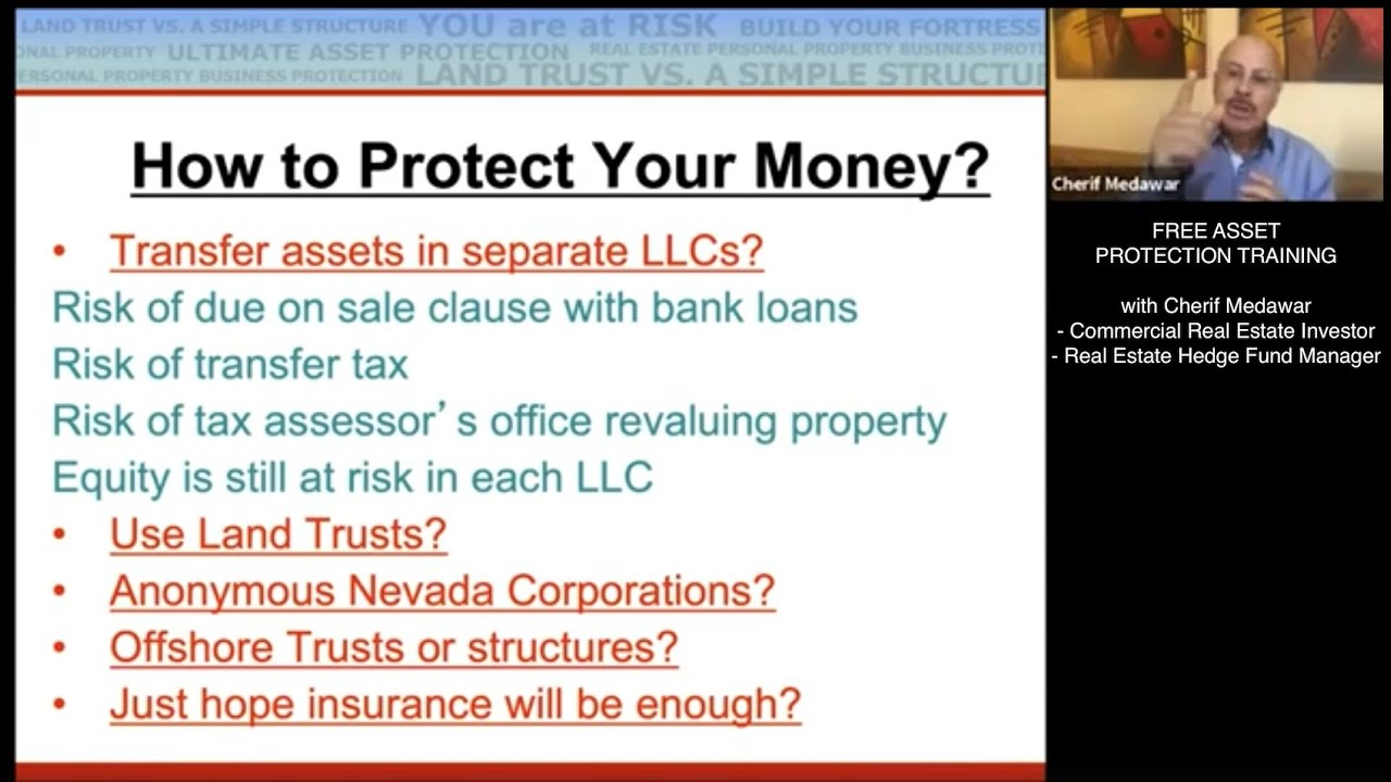 Equity Stripping - Cherif Medawar's Asset Protection & Estate Planning Training - Save Your Assets