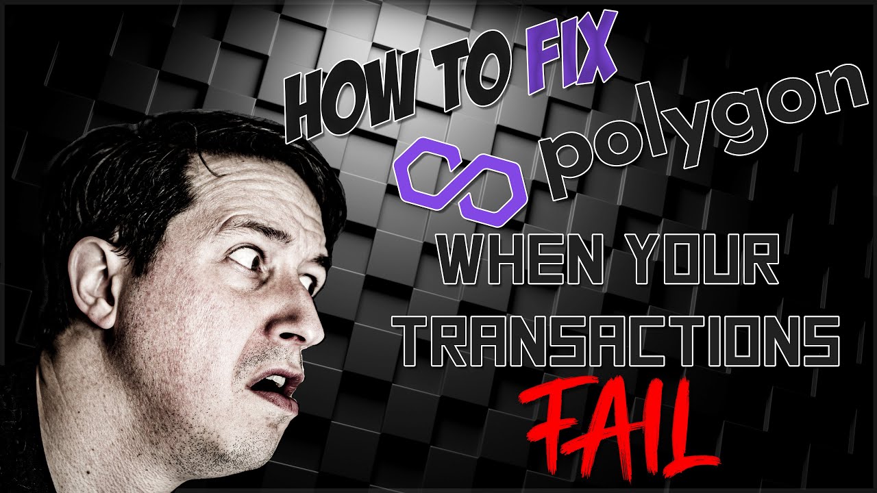 Fix Failed, Pending or Stuck Transactions on Polygon Network!