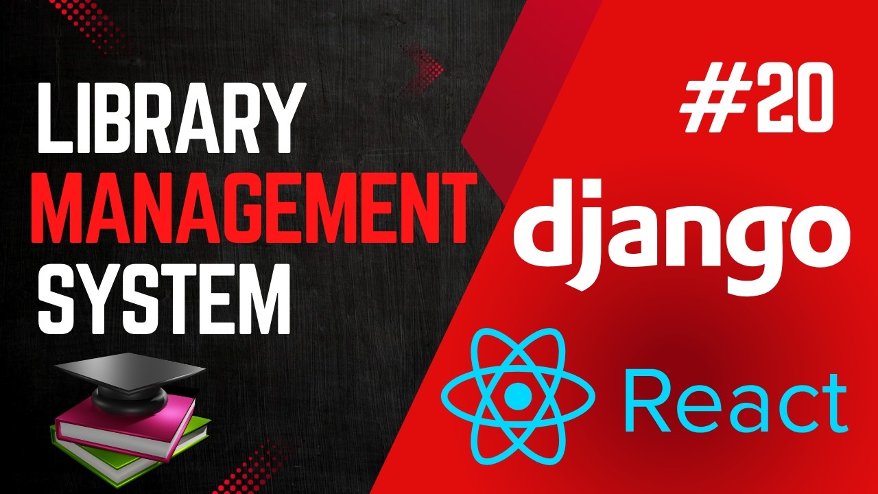 Library Management System using Django with React JS | Part 20 | Student Profile Page