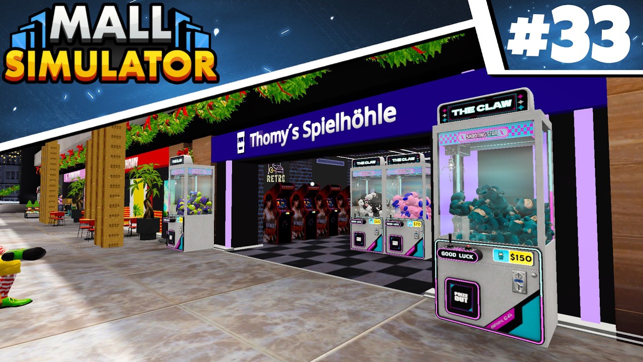 Mall Simulator 🛍️ #33 - DER ARCADE-WAHNSINN! 🕹️ Neue Automaten für die Mall!