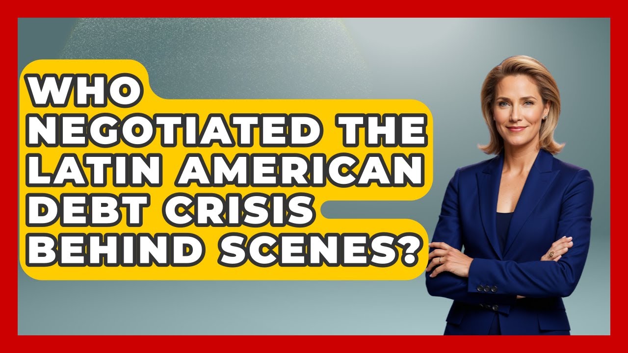Who Negotiated The Latin American Debt Crisis Behind Scenes? - Financial History Files