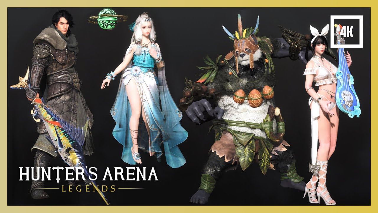 Hunter's Arena: Legend - All Character Outfits & Weapons - PS5 Gameplay [4K/60fps]
