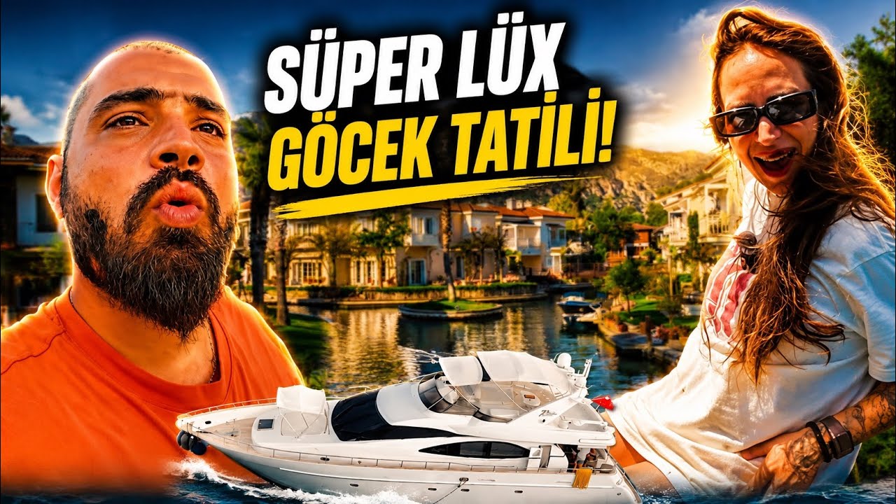 GÖCEK VLOG + LÜX YAT TATİLİ