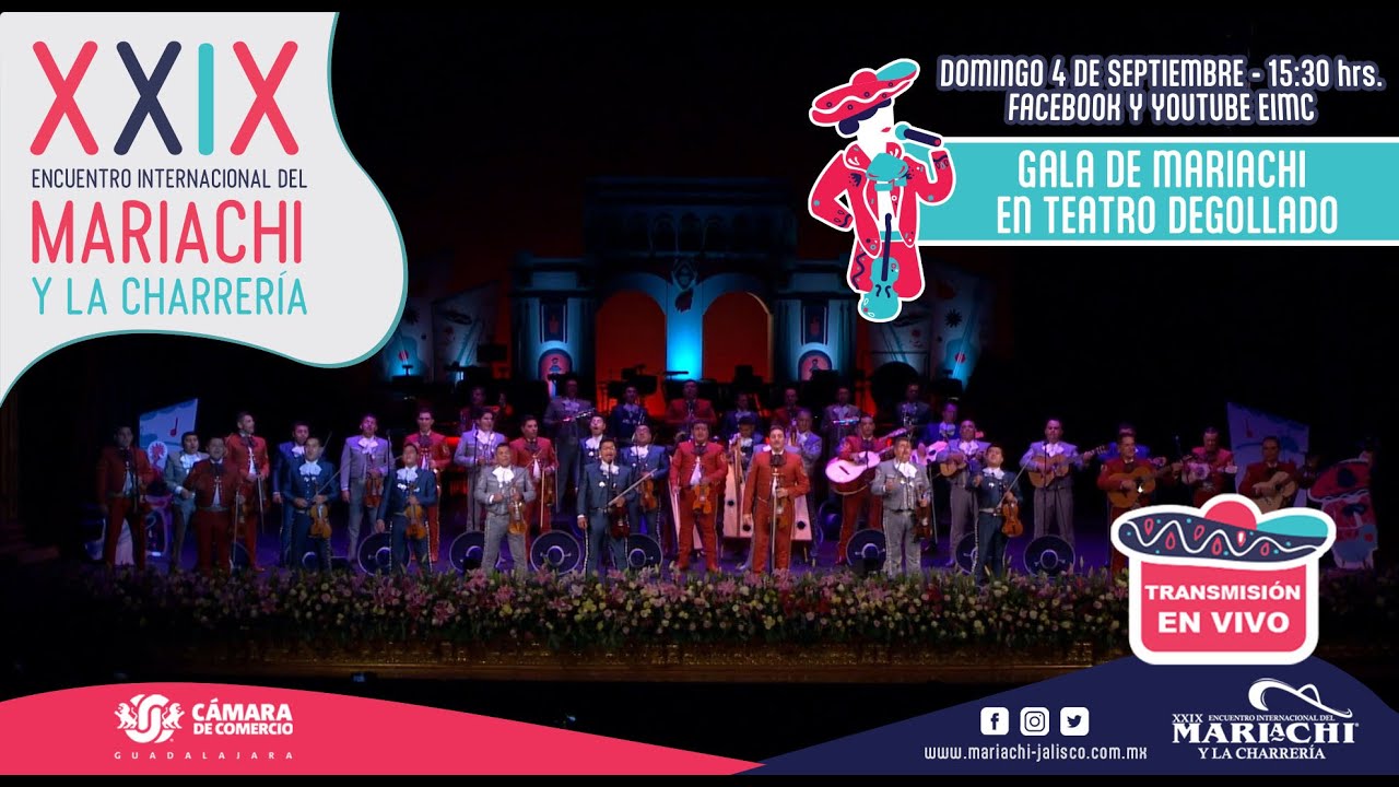 Gala de Mariachi en el Teatro Degollado