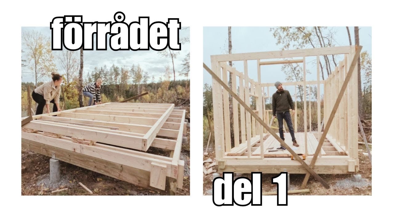 Vi bygger ett vintersäkrat FÖRRÅD, del 1 🏠