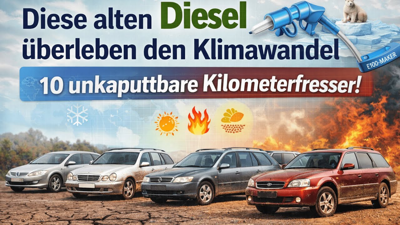 Diese alten Diesel überleben den Klimawandel – 10 unkaputtbare Kilometerfresser!
