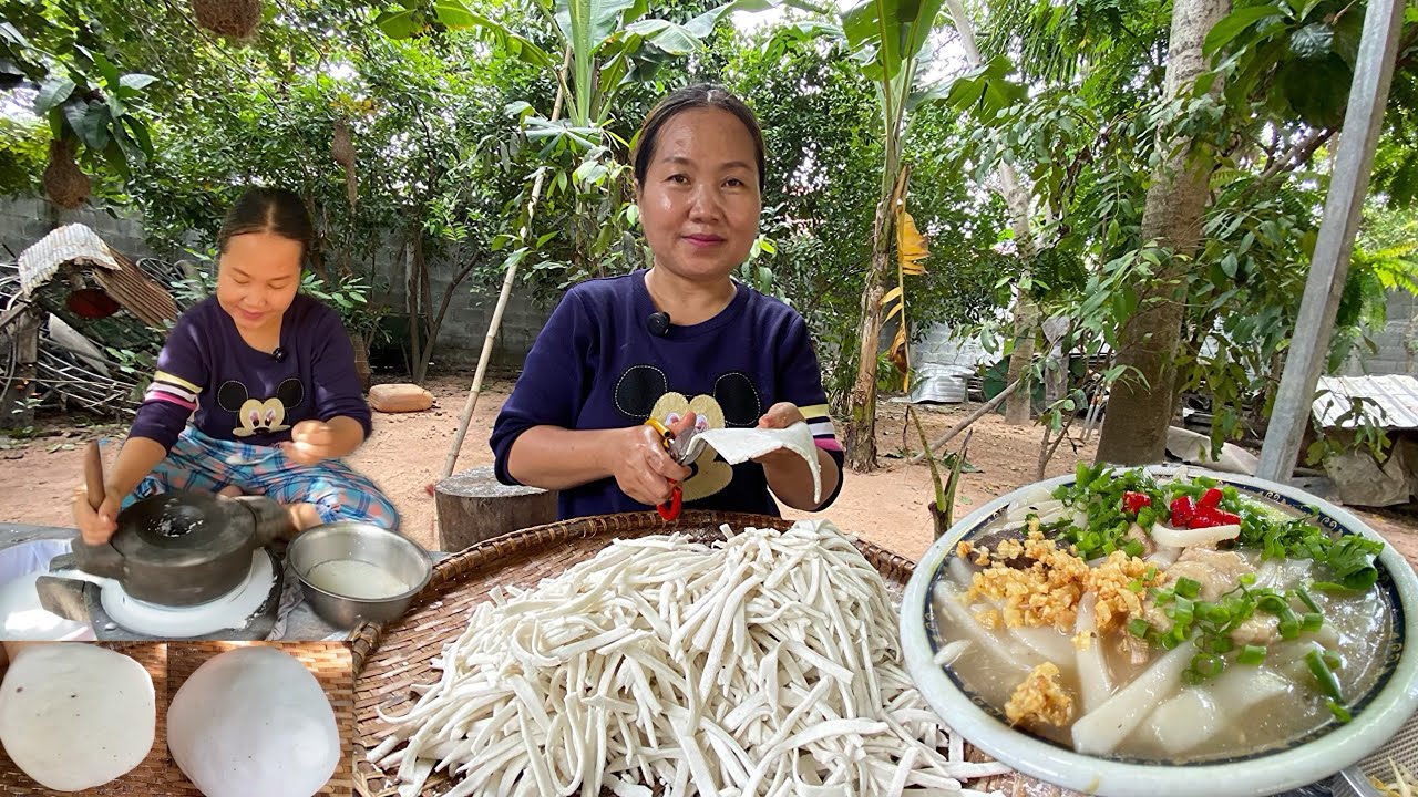 Regional Food_Soup (Banh Kanh) How to make this dish Cooking like The Old People.