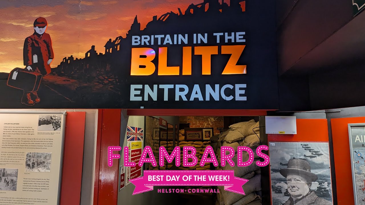 Britain in the Blitz, War Gallery & Aviation Museum, Flambards - Complete Walkthrough 4K