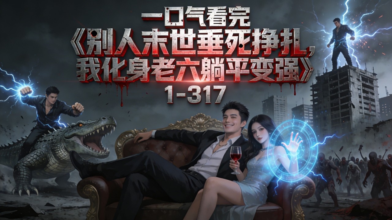 《别人末世垂死挣扎，我化身老六躺平变强》1-317 末世降临，全球异变，姜武开局自带不靠谱系统。当别人惧怕丧尸时，他已朝几十米的巨鳄发动攻击！ 当其他人还在苦苦挣扎的时候，他已经醉卧美人膝，掌控城市！