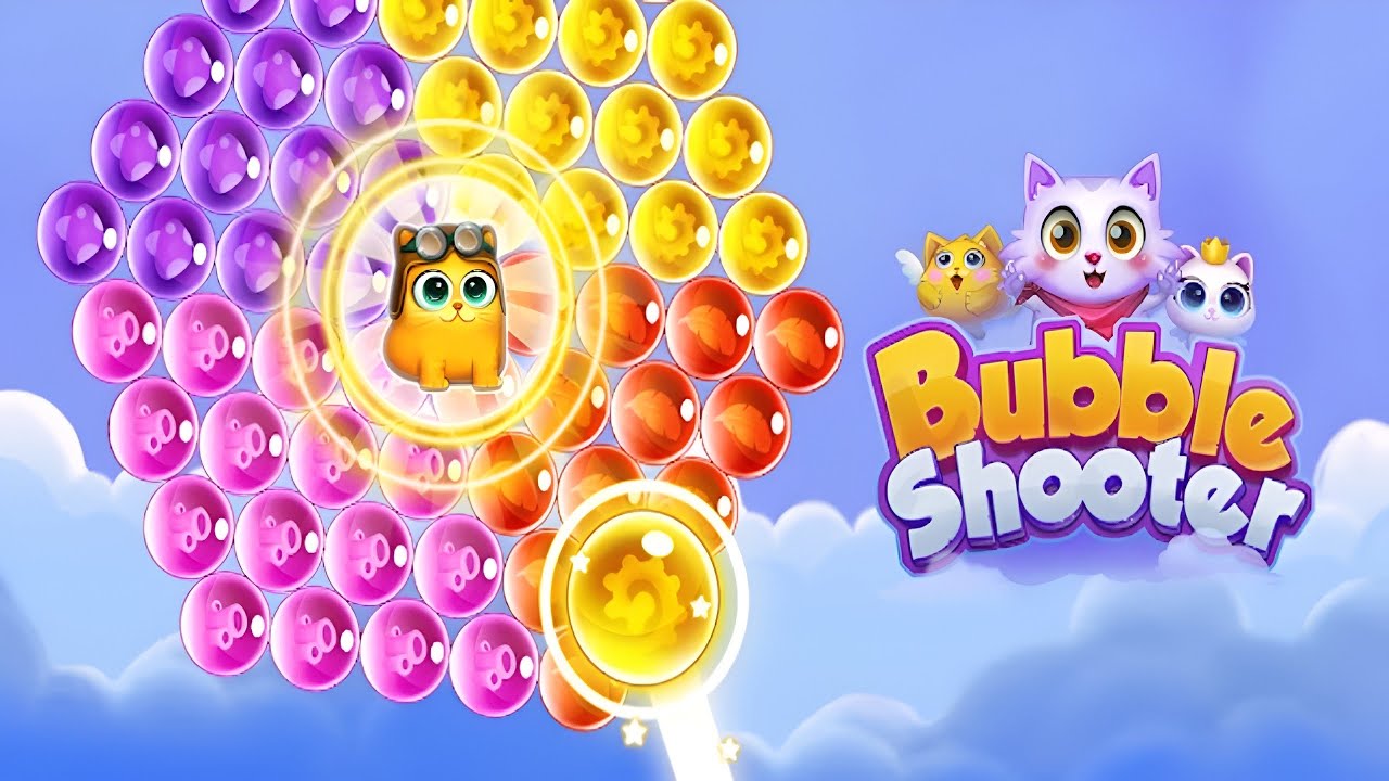 Bubble Shooter: Cat Pop Game (by Sonat) IOS Gameplay Video (HD)