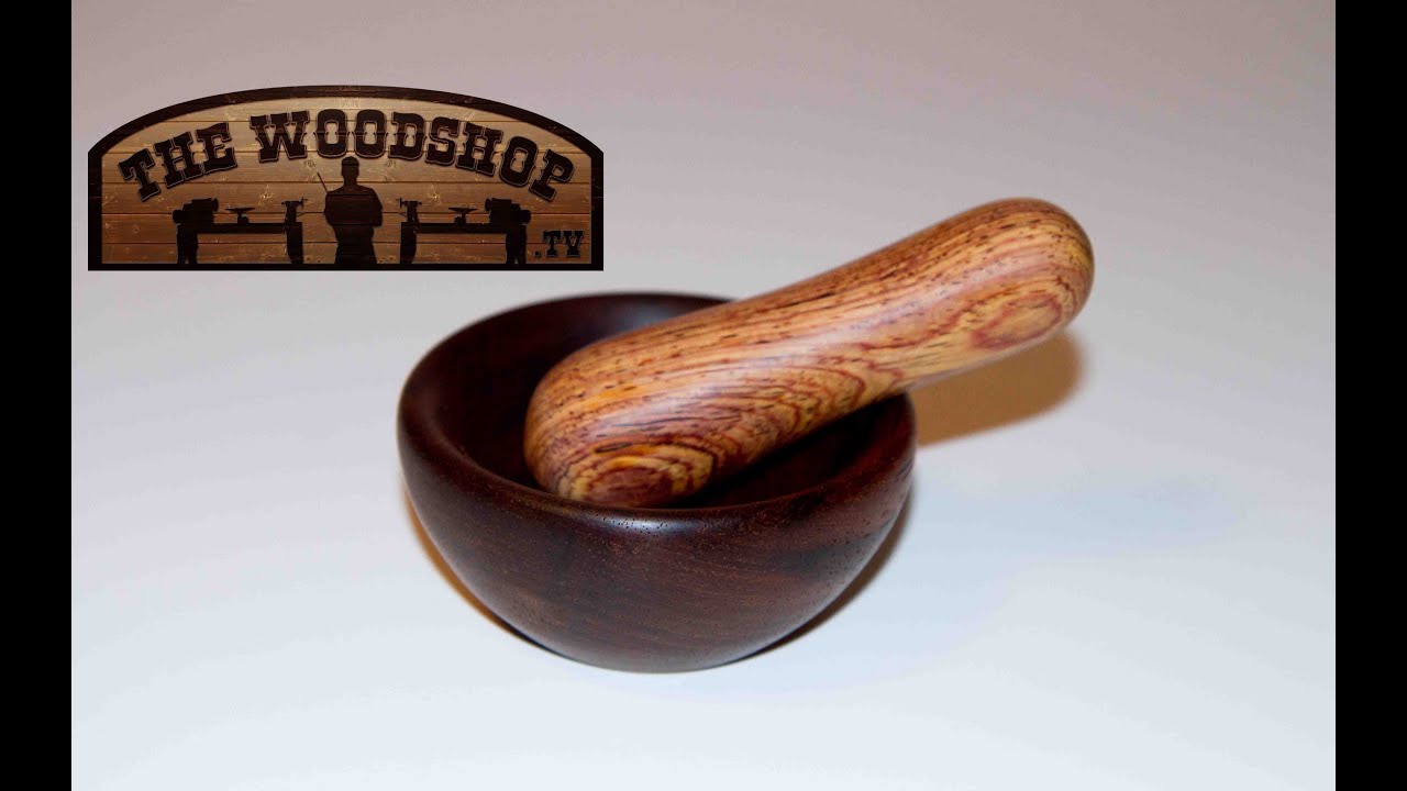 How To Make A Wood Turning Mortar & Pestle / Woodturning Project