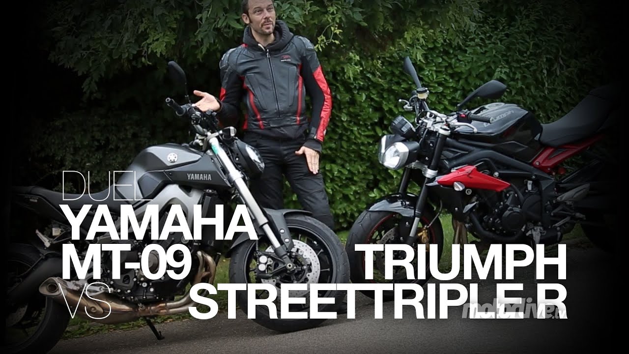 DUEL  |  MT-09 vs StreetTriple R : le meilleur du 3 cylindres !