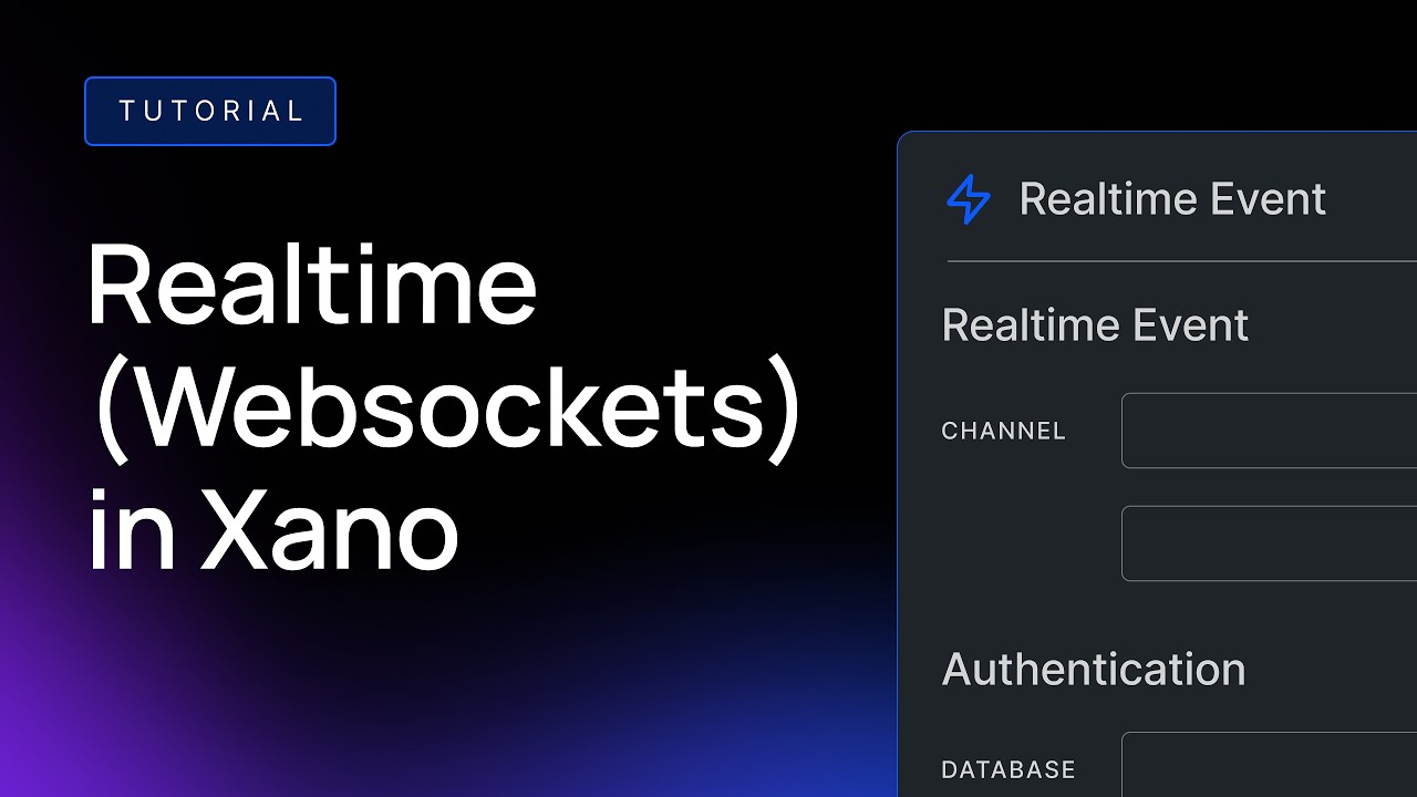Realtime (Websockets) в Xano