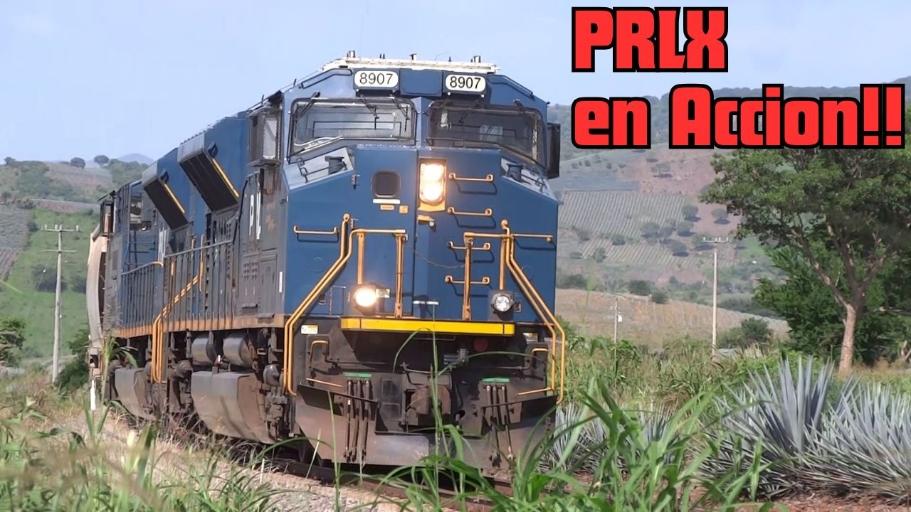 Persiguiendo por la linea T el D-SFGD con TRES SD70ACe-T4 ((2024))