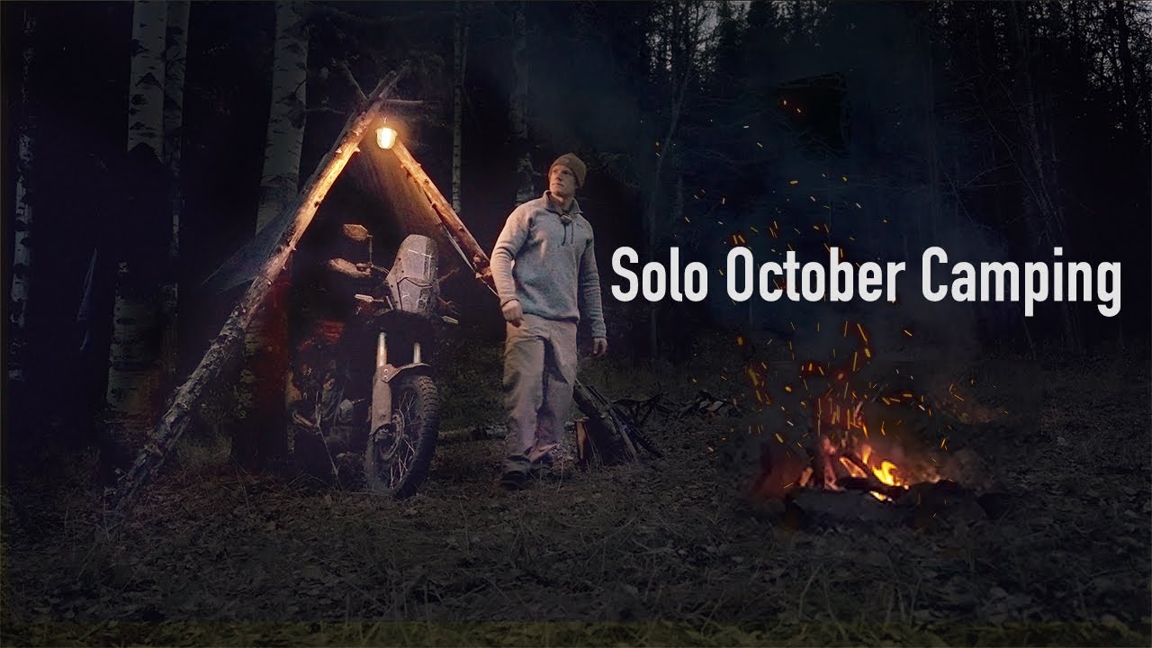 Backcountry Motorcycle Camping Trip In Mid October