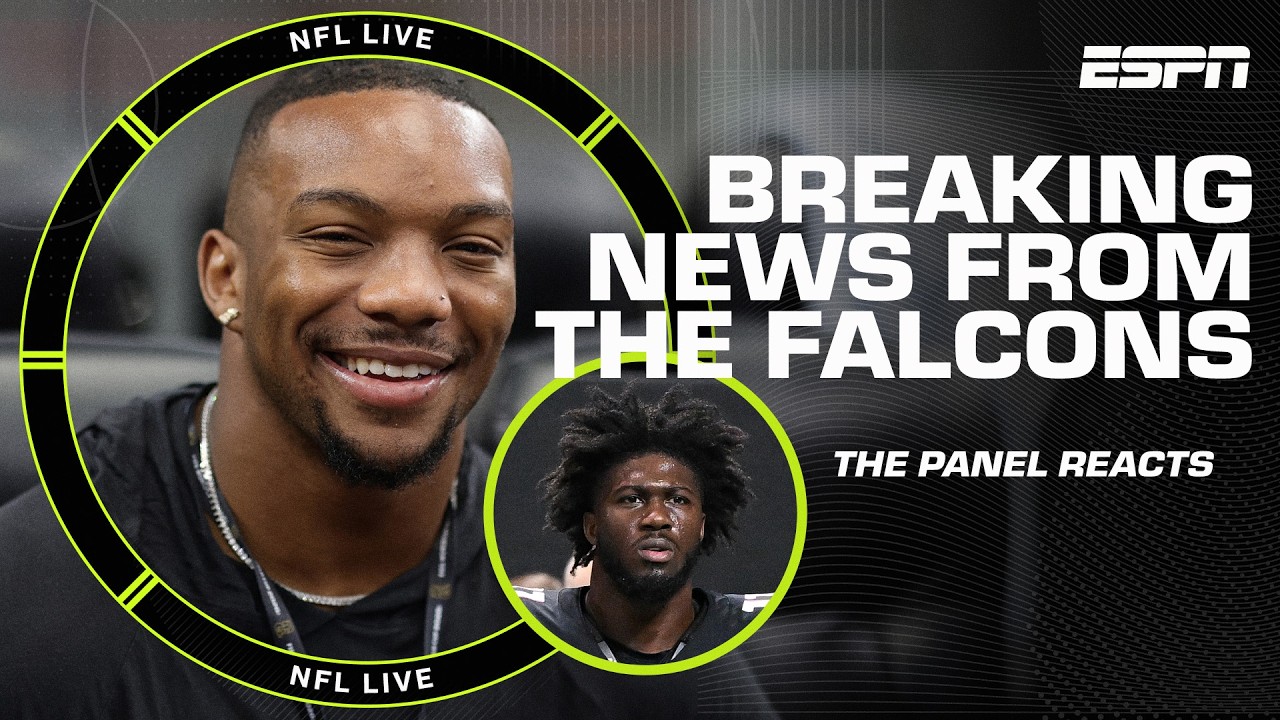 Falcons News: Bijan Robinson signs historic extension, Jalon Walker suffers injury | NFL Live