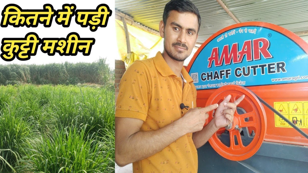 हरा चारा काटने की कमाल की कुट्टी मशीन chaff cutter/kutti machine/Toka Amar agriculture