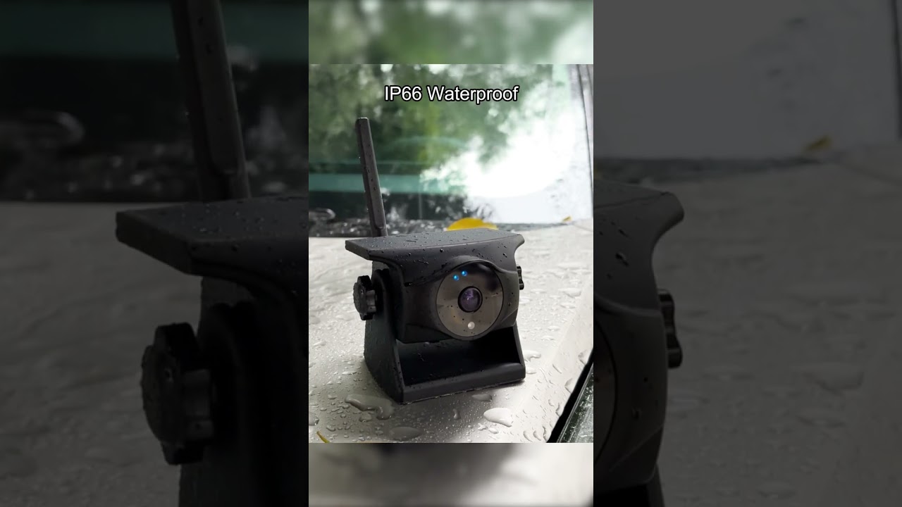 INSEETECH 1080P Solar Wireless Backup Camera Waterproof Test &middot; Rain & Mud Ready!