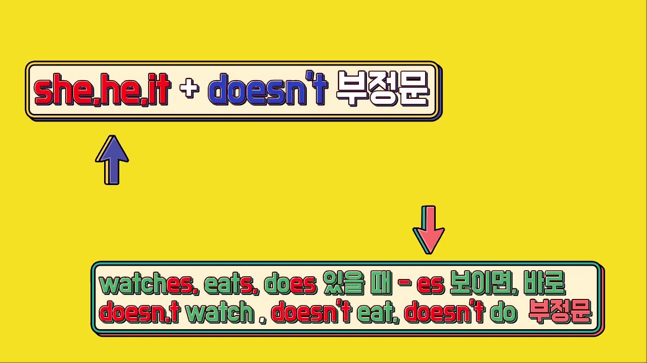 1-2. common verb : 일반동사  ( 대부분의 동사)