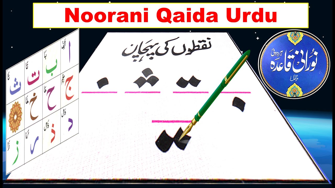 Noorani Qaida | Nuqton ki pehchan | importance of dot in Arabic letters | Nuqta | learn Quran online