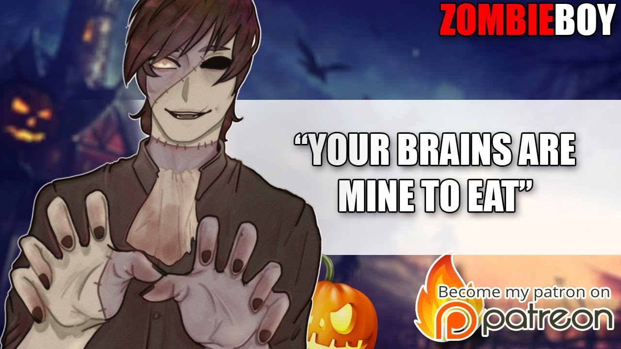 Zombie Boy Wants to Eat Your Brain - Anime Boy ASMR Roleplay