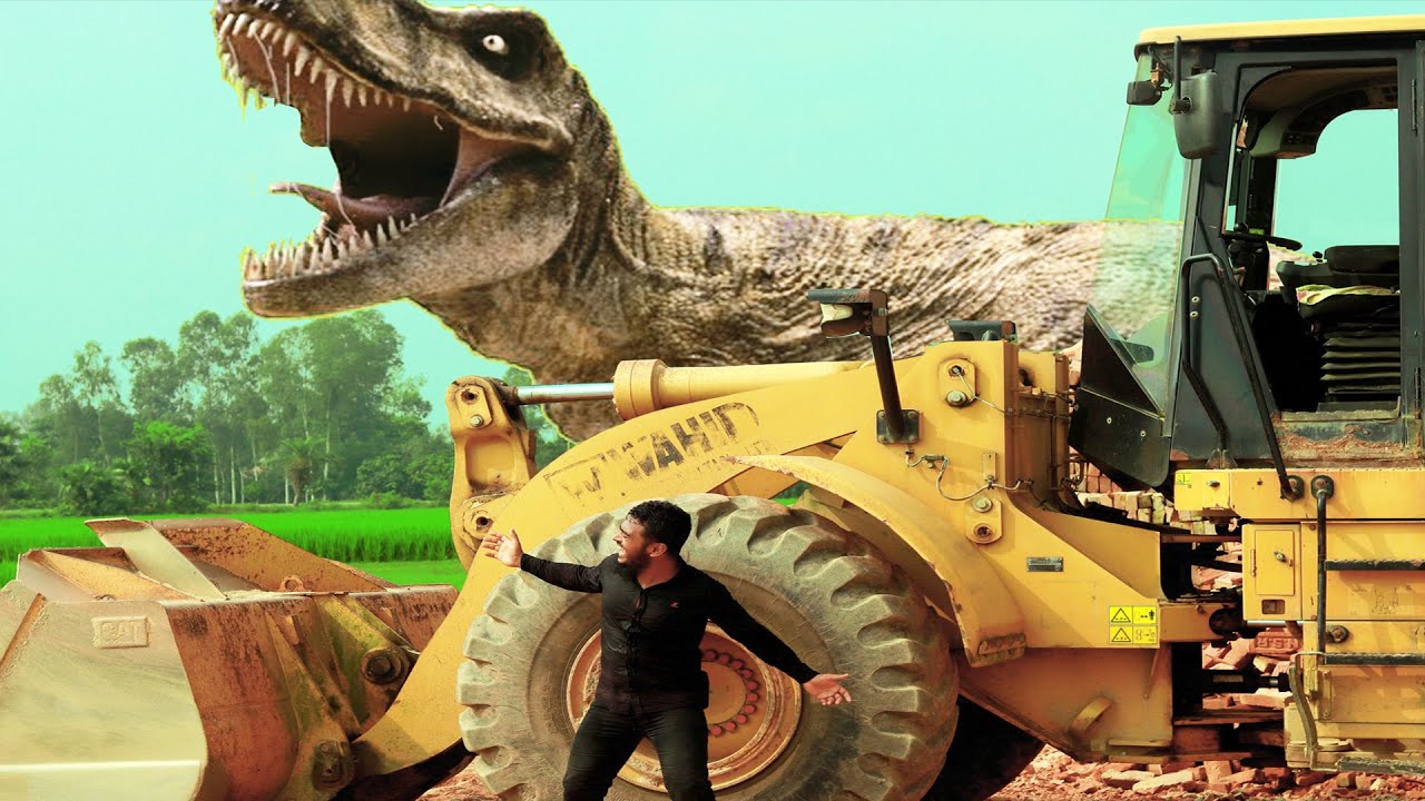 T Rex Chase - Part 3 | Dinosaur Attack In The Project | Haunting Dinosaur Video 2022 (4k -2160p)