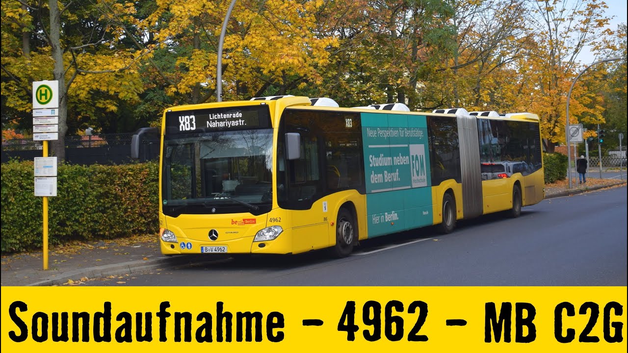 [Sound] | Mercedes-Benz Citaro 2 G GN19 #4962 | Einsetzfahrt | BVG | Full Kickdown