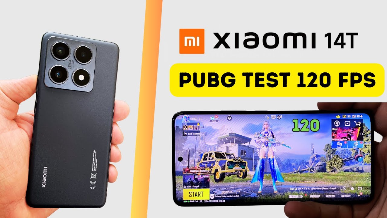 Xiaomi 14T PUBG Test 120 FPS⚡ | Dimensity 8300 Ultra🔥| PUBG New Update