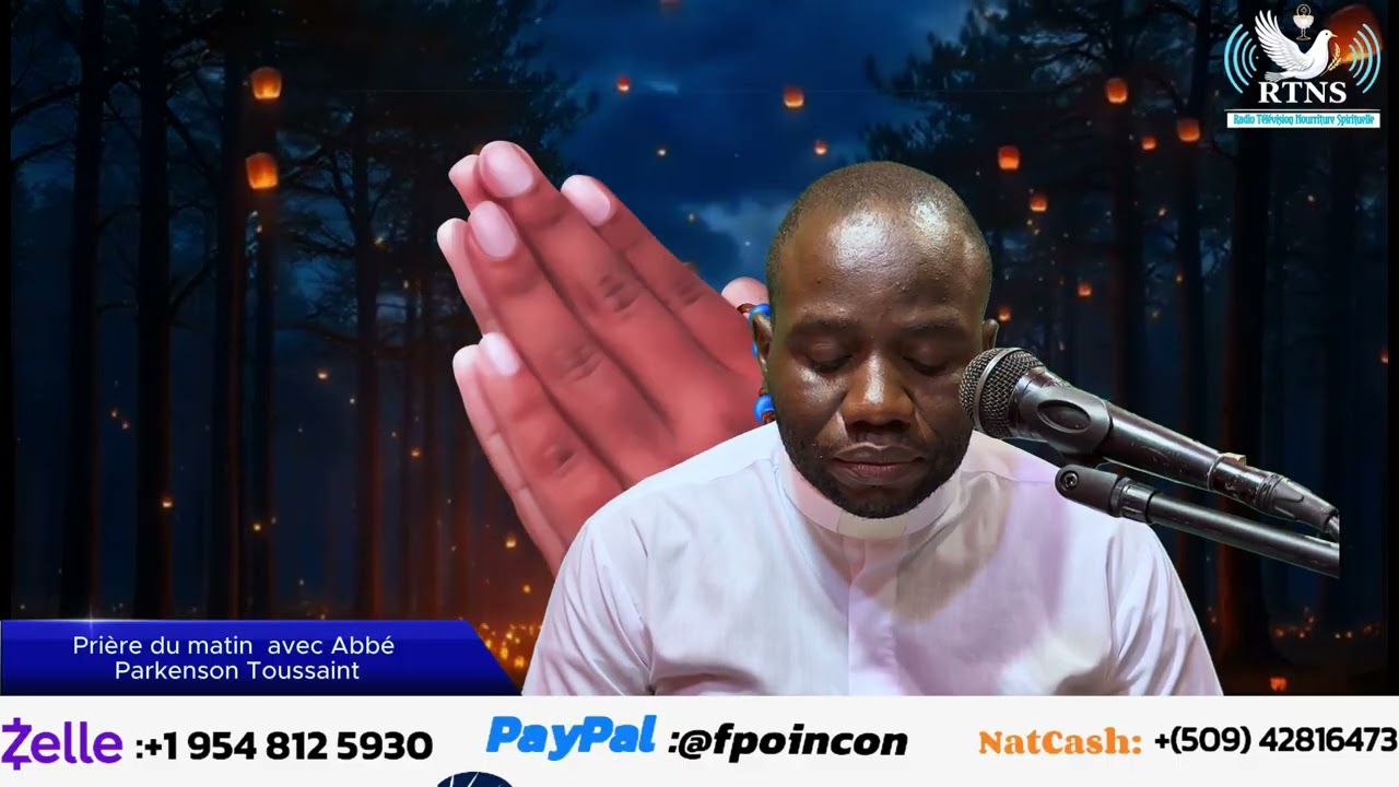 Prière avec Abbé Parkenson Toussaint