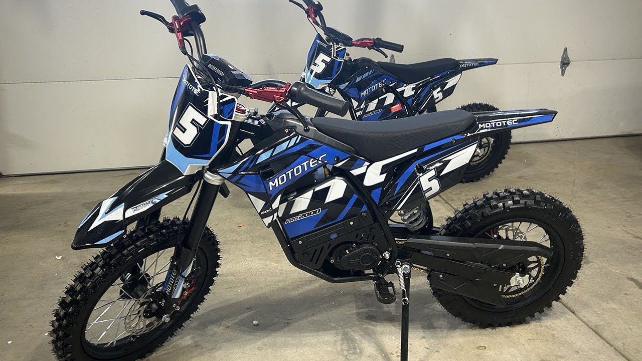 Mototec Electric Dirt Bike. Unboxing & assembly. Mototec 60v