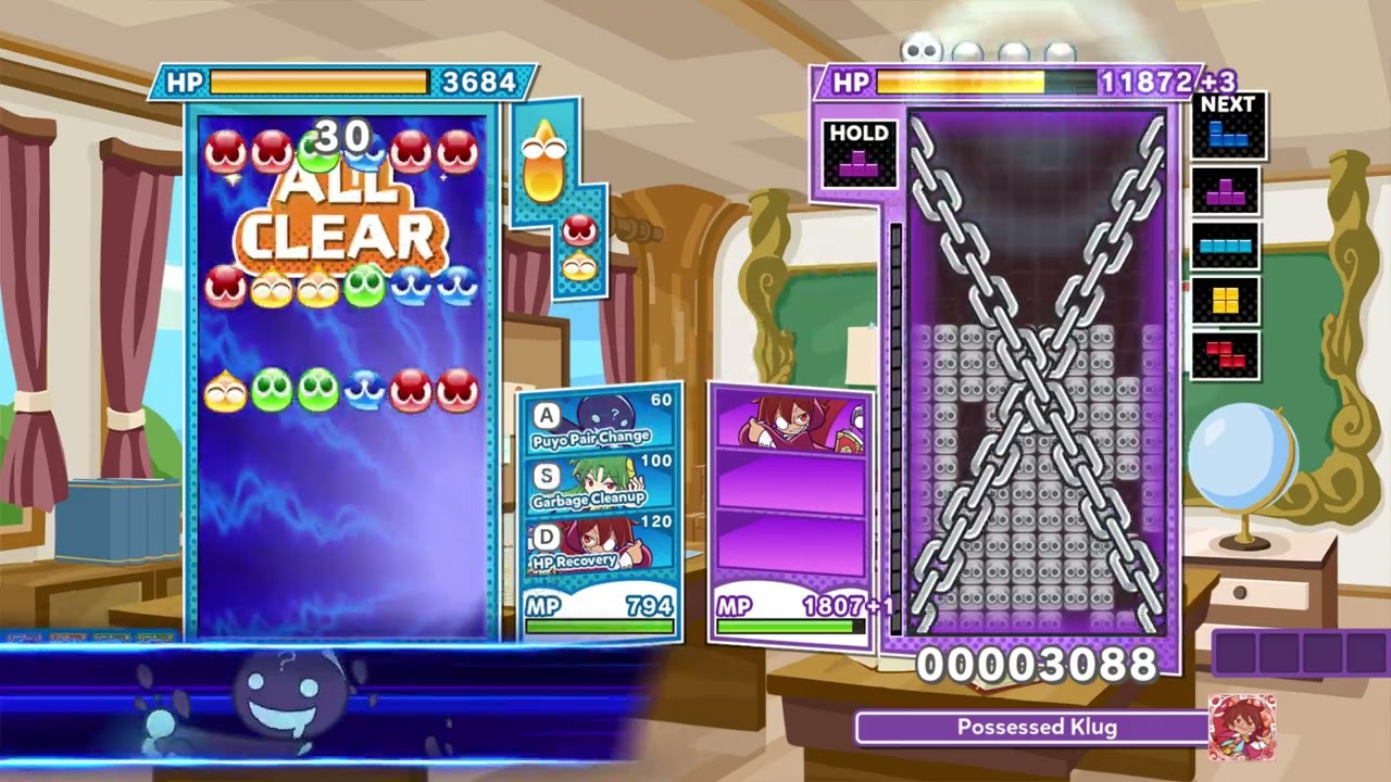 Puyo Puyo Tetris 2 (PC) - Super Spicy Boss Raid solo without using skills (as Puyo)