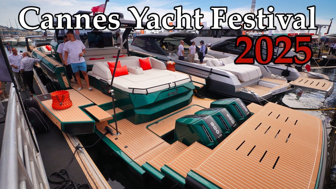 Cannes Yacht Festival Full Boat Show Walk Through ! All the Boats in One Video !