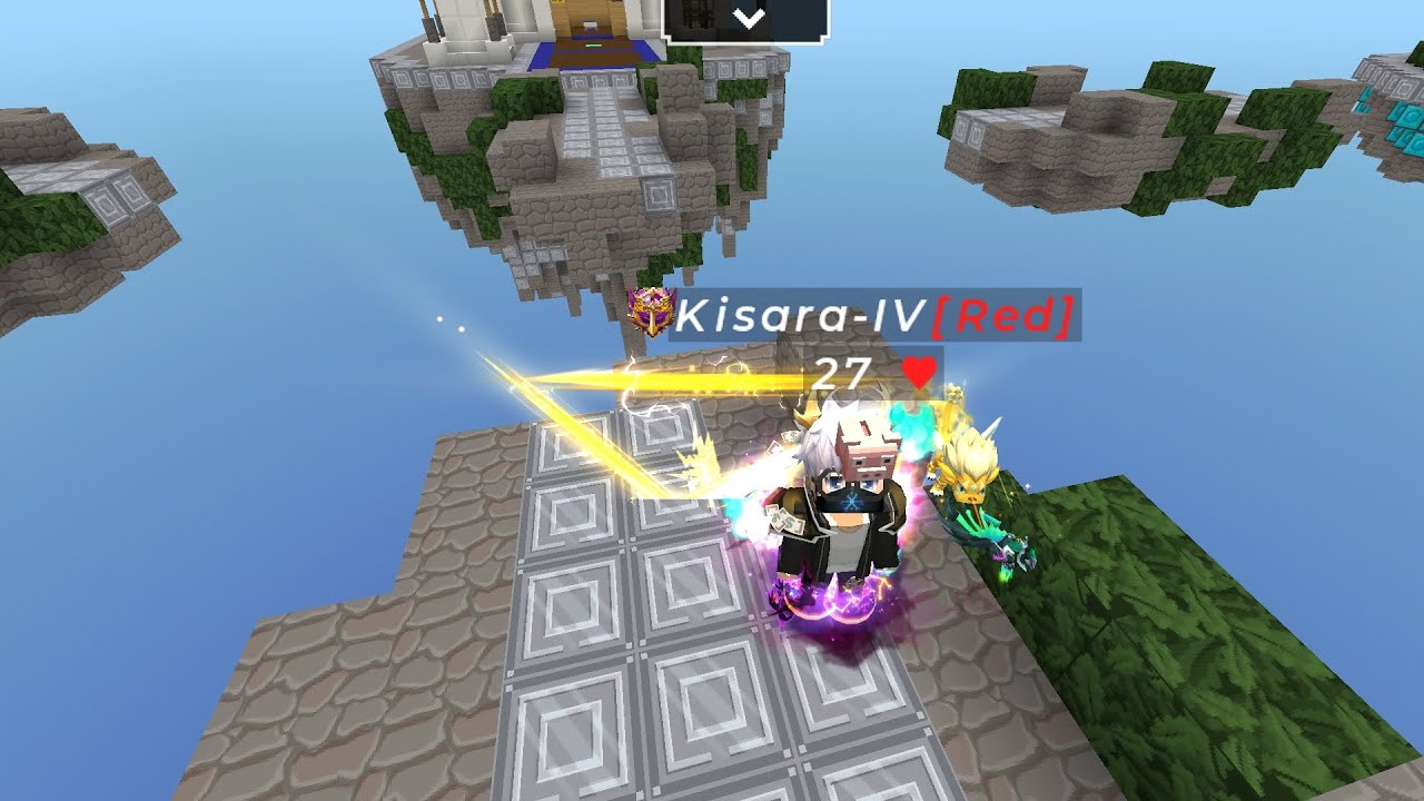 từ bỏ con đường bed qua sky block PvP=)) mới tập PvP sky ..