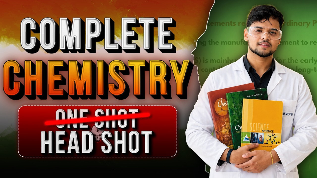 Complete Chemistry one shot with Concept+ NCERT + PYQs || CDS Chemistry.