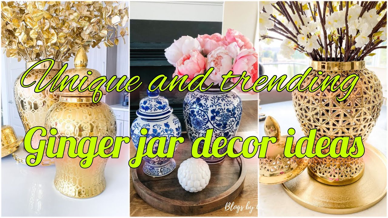 latest trending ginger jar decor ideas for home decor | unique home decor