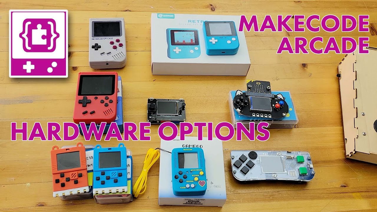 Comparing Makecode Arcade handhelds