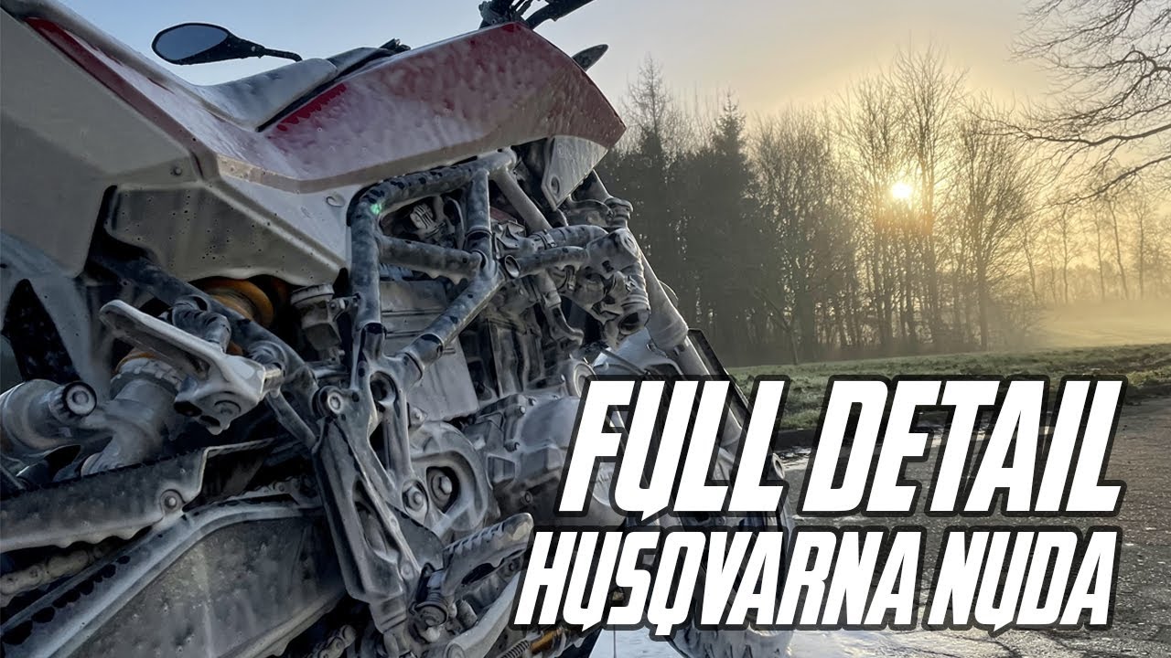 Full detail in under 10 minutes | Motorcycle detailing | Husqvarna Nuda 900R