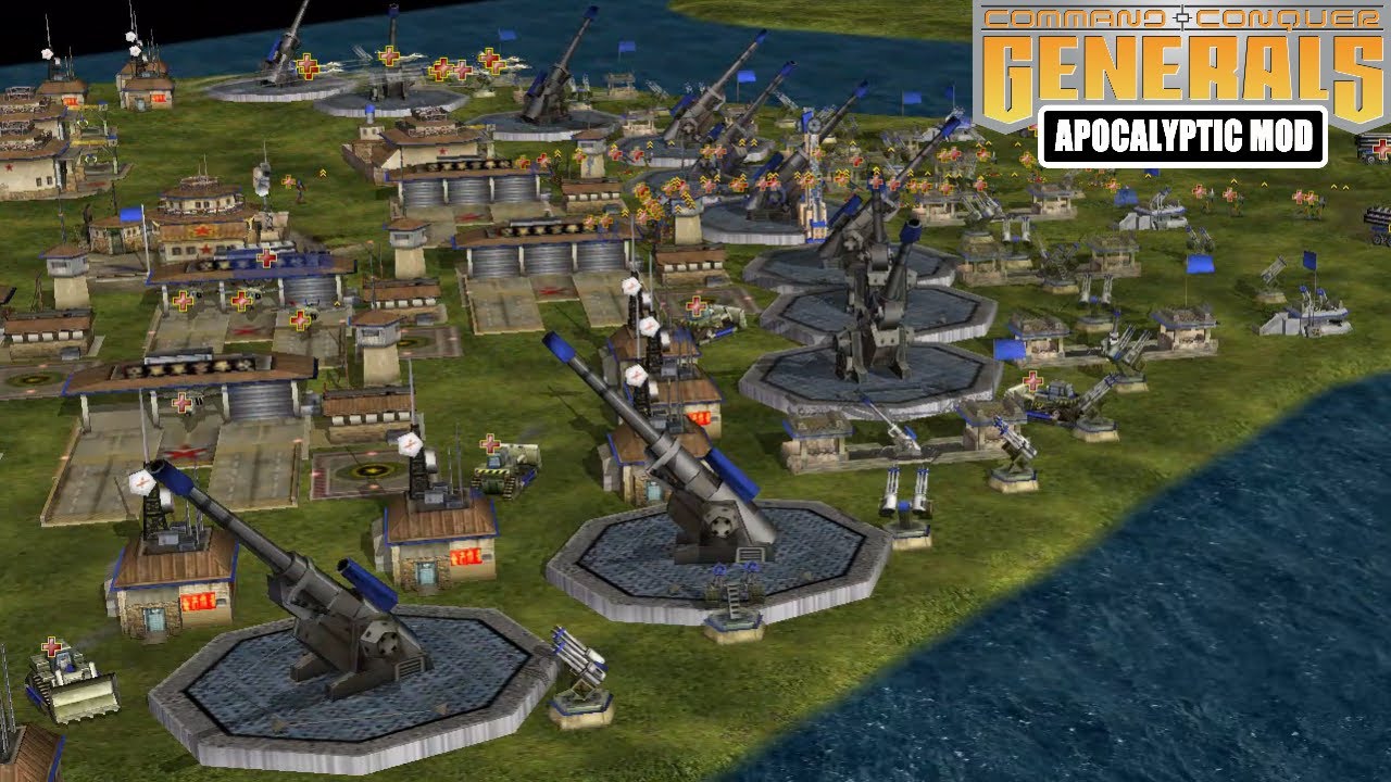 CHINA ARTILLERY VS CHINA ARTILLERY! C&C Generals Zero Hour Apocalyptic 2.2