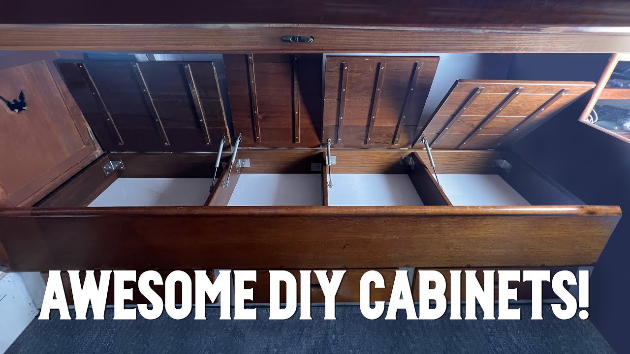 From Clutter to Calm: Coverting a sea berth into custom wood storage cabinets. EP | 14
